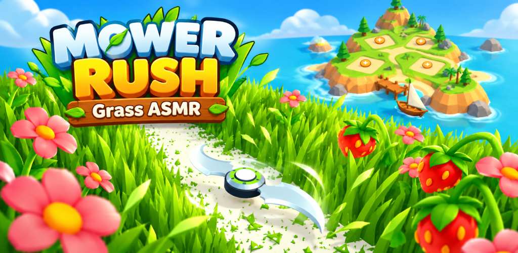 Mower Rush: Grass ASMR official game artwork